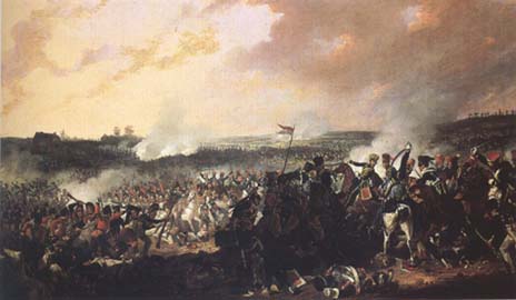 The Battle of Waterloo: General advance of the British lines (mk25)